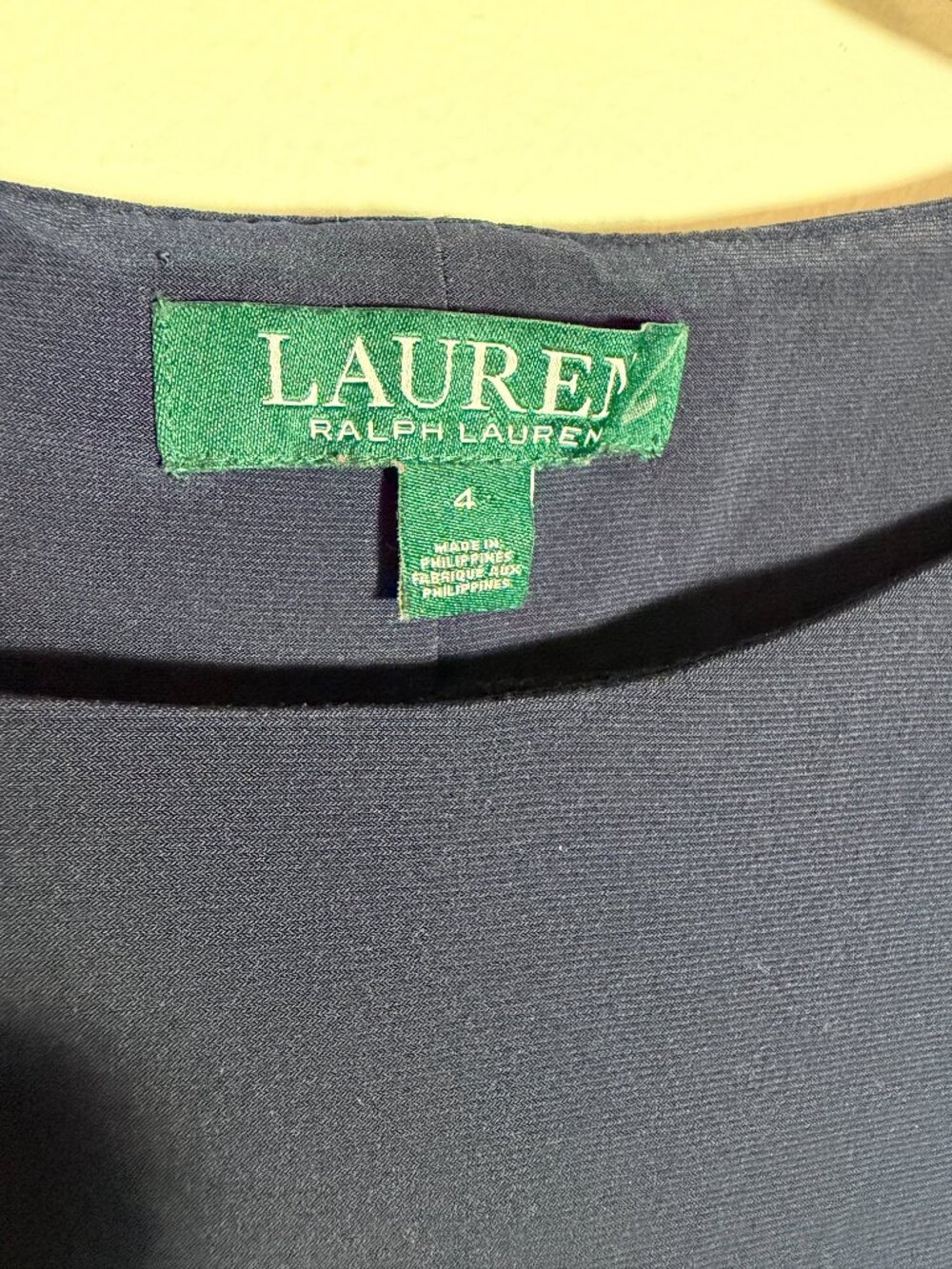 Lauren Ralph Lauren One Shoulder Cape Style Dress - Picture 3 of 4